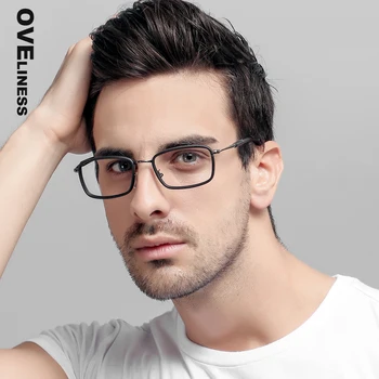 gözlük çerçeveleri erkekler için Bilgisayar Optik Şeffaf lens kadın miyopi gözlük Gözlük Erkek reçete Gözlük Çerçeveleri