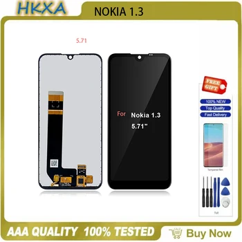 100 % Orijinal Nokia 1.3 Için dokunmatik LCD ekran Ekran Yedek Parçalar Nokia 1.3 Için N1. 3 TA-1216 TA-1205 Digitizer Meclisi