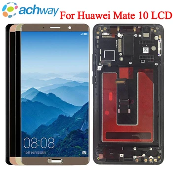 Huawei Mate 10 için LCD ekran dokunmatik ekranlı sayısallaştırıcı grup Huawei Mate 10 Için ALP-AL00 ALP-L09 ALP-L29 LCD Ekran Yerine