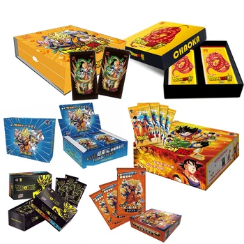 Dragon topu Kartları Serisi Collectors Edition Kakarotto Bronzlaşmaya Flaş Altın Anime Periferik Karakter Kartı Koleksiyon Hediyeler