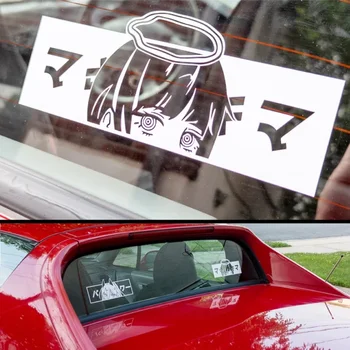 Anime vinil Araba Çıkartması JDM Sevimli Die-Cut Sticker Araba Pencere, Kapı, Tampon Su Geçirmez Solmaz Dekorasyon Aksesuarları