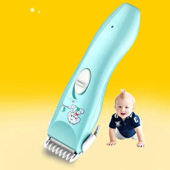 Bebek Saç Düzeltici Elektrikli Saç Kesme Makinesi USB Bebek Tıraş Makinesi Kesme Bebek Bakımı Kesme Sökücü Şarj Edilebilir Sessiz çocuk Saç Kesme