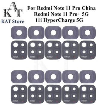 10 Adet Arka Arka Kamera Cam Lens İçin Çerçeve Olmadan Redmi Not 11 Pro Çin Not 11 Pro + 5G11i HyperCharge 5G Yedek Parçalar