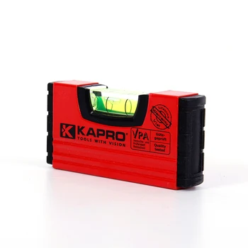 KAPRO 246M Yüksek Hassasiyetli Kabarcık Seviyesi 10cm İnklinometre Taşınabilir Mini Cep su terazisi Kullanışlı Seviyesi Mag