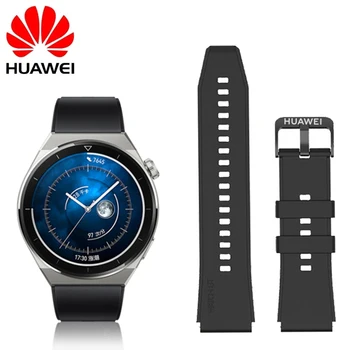 Orijinal 22mm Silikon saat kayışı İçin Huawei izle GT 3 Pro / GT3 46mm Smartwatch Kayışı İçin GT 2 46mm GT2 Pro GT 2E