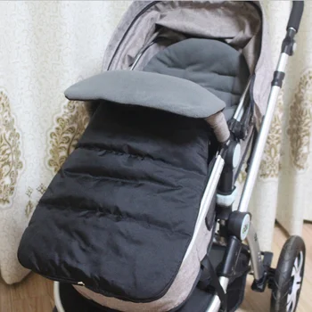 Bebek Arabası Uyku Tulumu Sonbahar ve Kış Rüzgar Geçirmez Sıcak ayak koruyucu Bebek Şemsiye Araba ayak koruyucu çocuk Pamuk Yastık