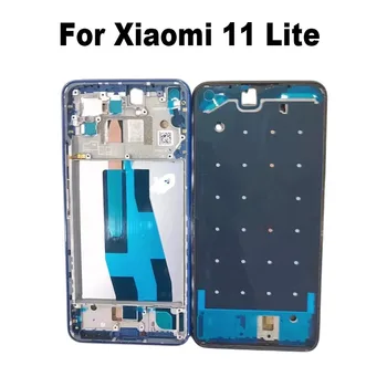 Yeni Xiaomi Mİ 11 Lite Orta Çerçeve Ön Çerçeve Kapak Metal Şasi Konut Arka Plaka LCD Tutucu Mİ11 Lite 4G 5G