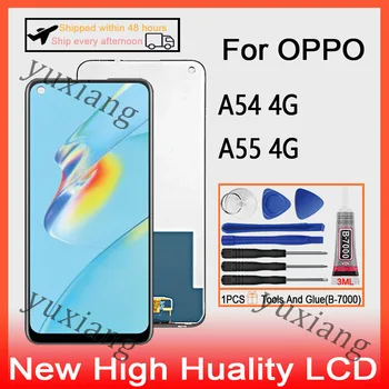 Orijinal OPPO A54 4G CPH2239 LCD ekran dokunmatik ekran digitizer OPPO A55 4G CPH2325 LCD Çerçeve Değiştirme İle