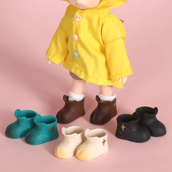 ob11 bebek ayakkabıları bjd ayakkabı yağmur çizmeleri sevimli botlar için Fit obitsu11, GSC vücut,DDF ,YMY ob11, 1/12bjd bebek ayakkabı bebek aksesuarları