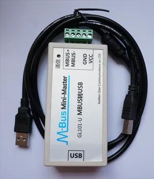 MBUS / M-BUS USB Dönüştürücü USB-MBUS Sayaç Okuma İletişim USB Güç Kaynağı Bağlanabilir 200 adet Metre
