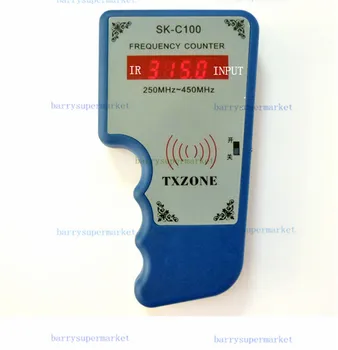 SK-C100 Kablosuz RF Taşınabilir Frekans Metre Tarayıcı Sayaç Test Dedektörü Wavemeter 250 MHz-450 MHz
