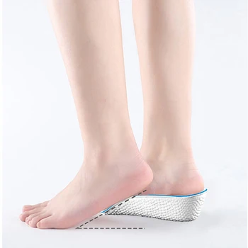 1 Çift Ayakkabı Tabanlık Yarım Astarı Yükseltmek Topuk Ayak Arch Destek Ortopedik Tabanlık Unisex 1.5-3.5 cm Yükseklik Artış Tabanlık