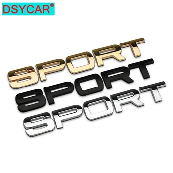 DSYCAR 1 Adet Yeni 3D Metal SPOR Araba Yan Çamurluk Arka bagaj amblemi Rozeti Sticker Çıkartması BMW Audi Honda Araba Jeep Nissan VW Ford