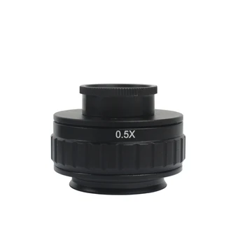 C Montaj Adaptörleri Lens 0.35 X 0.5 X 1X CTV Trinoküler Stereo Mikroskop 25mm Arayüzü Microscopio Kamera