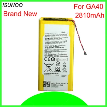 ISUNOO 2810 mAh GA40 Telefonu motorola pili Moto G4 Artı pil değiştirme