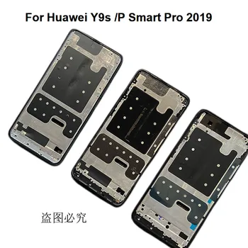 Yeni Orta Çerçeve İçin Huawei P Akıllı Pro 2019 Ön Çerçeve Kapak Metal Şasi Konut Arka Plaka LCD Tutucu