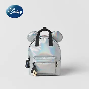 Disney Mickey 2023 Yeni çocuk Sırt Çantası Karikatür Renkli Erkek ve Kız Sırt Çantası Moda Moda çocuk Okul Çantası