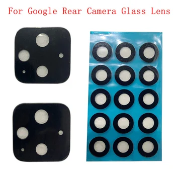 2 Adet Arka Arka Kamera lens camı Google Pixel 3 İçin 3XL 3A 3AXL 4 4XL Kamera Cam Lens Değiştirme Onarım parçaları
