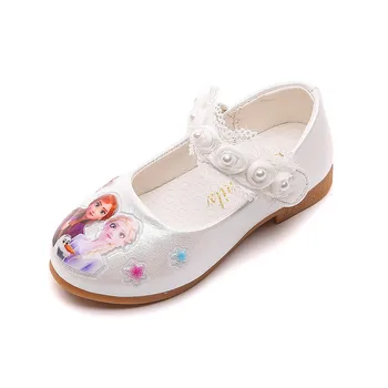 Dondurulmuş Anna Elsa 3D Bebek Çocuk rahat ayakkabılar Kızlar Kar Prenses Yeni Prenses Yumuşak Karikatür Ayakkabı Enfant Sneakers bebek çizmeleri