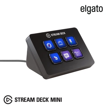 Elgato Icatu Akışı Güverte Mini Konsol Switcher LCD LCD Ekran Makro Klavye Obs