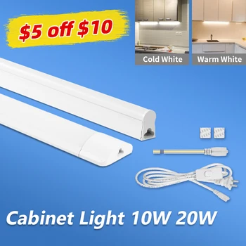 Led ışıkları A85-220V Altında dolap lambası Mutfak İçin 10w 20w LED tüp bar Ev Yatak Odası Dolapları Mutfak Dolabı Kapalı Lamba