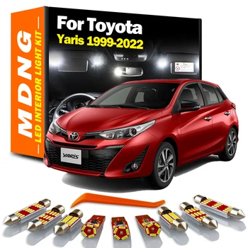 MDNG Canbus LED İç Dome Harita İşık Kiti Toyota Yaris 1999-2014 İçin 2015 2016 2017 2018 2019 2020 2021 2022 Araba Led Ampuller