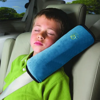 Evrensel Bebek Yastık Araba Koltuğu Uyku Pozisyoner Omuz Pedi Korumak Ayar Cihazı koltuk minderi Kemer Kapağı Çocuklar için