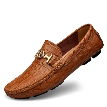 Artı Boyutu erkek ayakkabısı 47 48 49 rahat ayakkabılar 2021 Moda Loafer'lar üzerinde Kayma Adam Yumuşak Taban Sürüş Ayakkabısı Küçük Boy Erkek Ayakkabı 35 36 37