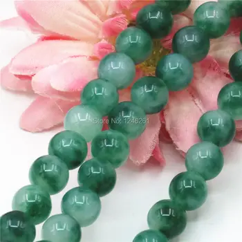 4 6 8 10 12 14mm Yeşil Turmalin El Sanatları Gevşek DIY Yuvarlak Boncuk Topları moda takı Yapımı Tasarım Aksesuarları Parçaları Mücevher Uydurma