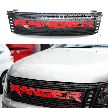 Ford Ranger için T6 2012-2014 kamyonet Yarış İzgaralar Grille Ön Tampon Örgü Modifiye Aksesuarları