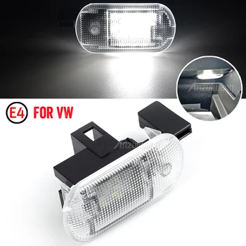 LED araba havasız ortam kabini ışık saklama bölmesi ışık VW Golf Mk4 Bora Touran Toua - reg Caddy Skoda Fabia Octavia İçin Süper