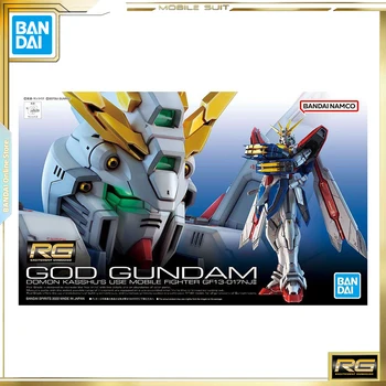 BANDAİ RG Mobil Savaş Legend G Gundam Tanrı Gundam 1/144 Ölçekli Renk Kodlu Plastik Model Oyuncaklar Hediye 5063358