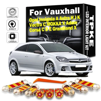 TPKE Canbus Vauxhall Opel Insignia İçin Bir Astra H J K Vectra C MOKKA X Corsa C D E Grandland X Adam Araba LED iç ışık kiti