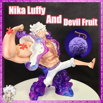 Luffy Dişli 5 Anime Tek Parça Nika Luffy Ve Şeytan Meyve Aksiyon Figürü Güneş Tanrısı Figürü PVC Heykelcik Koleksiyon Model oyuncak bebekler