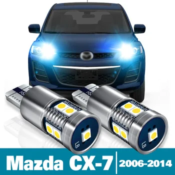 2 adet LED park lambası Mazda CX-7 CX 7 CX7 ER Aksesuarları 2006 2007 2008 2009 2010 2011 2012 2013 2014 Gümrükleme Lambası