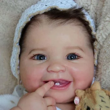 50CM Juliana Boyasız Yeniden Doğmuş Bebek Kitleri Sevimli Bebek Bebek Parçaları Yumuşak Vinil Yeniden Doğmuş Kiti Günah Pintar Yarı Mamul