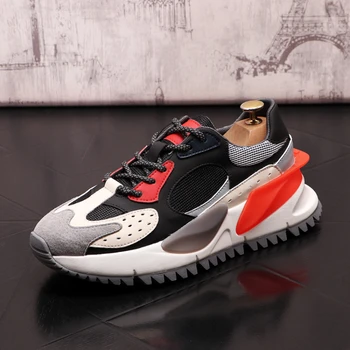 Stephoes Erkekler Moda Rahat Baba Ayakkabı Yeni Varış Bahar Sonbahar Lüks Tasarımcı Gençlik Trend Eğlence Nefes Sneakers