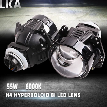 SANVİ 2 ADET S10 55W 5500K Hiperboloid Bi led projektör Lens 3R G5 Otomatik Projektör Lens araba farı ışık Aksesuarı
