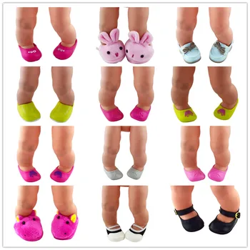 15 renk seçin 1 adet ayakkabı giymek fit 43 cm Bebek oyuncak bebek giysileri ve Aksesuarları, Çocuk manyetik dönüşlü dünya