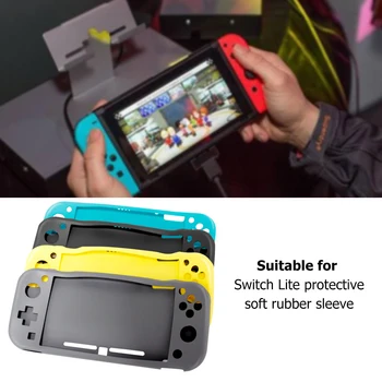 Kaymaz Koruyucu Yumuşak Kapak Elektronik Makine Aksesuarları silikon kılıf Nintendo Anahtarı Lite Konsolu için