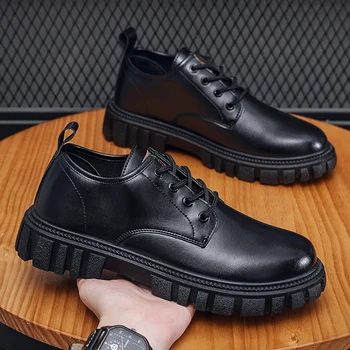 erkekler hakiki deri oxfords lüks marka erkek ayakkabı ayakkabı erkekler için Nefes Düz Dantel-Up Ayakkabı zapatos de hombre Masculino
