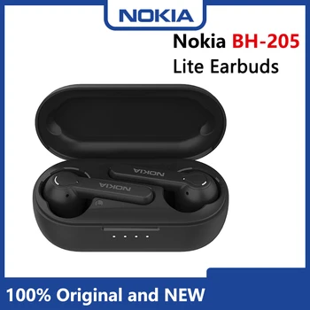 Nokia BH-205 Kulaklık Lite Kulakiçi TWS Gerçek Kablosuz Kulaklık Bluetooth 5.0 Uzun Pil Ömrü Su Geçirmez Spor Kulaklık