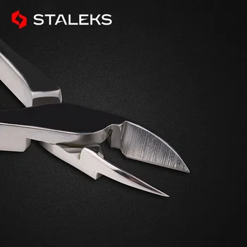 1 adet STALEKS Uzman 60 12mm Peeling El Tırnak Araçları Paslanmaz Çelik Ayak Tırnağı Makası Giyotin Kesici Tırnak Sanat Aracı
