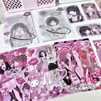 Kore INS Tatlı Sevimli Kız Kawaii Kartları Dekoratif El Kitabı Ofis Sanat Malzemeleri Dergisi Öğrencileri Kırtasiye DIY Malzeme