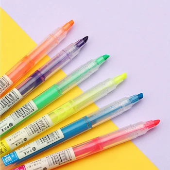 Düz sıvı floresan not numarası kalem kalın inme anahtar takım renk kalem işaretleyici kalem kalın kafa kalem öğrencinin el hesabı kalem