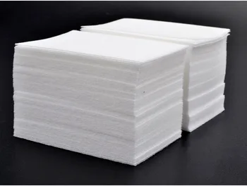 Sıcak Satış 900 adet / paket Tüy Bırakmayan Mendil Peçeteler Manikür Oje Çıkarıcı Pedleri Kağıt Tırnak Pamuk Pedleri Manikür Araçları