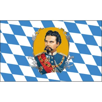 johnin 90x150 cm almanya devlet bavyera kral ludwig bayrağı