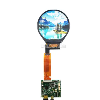 3.4 İnç Yuvarlak Dairesel LCD ekran 800x800 IPS Ekran Mıpı Denetleyici Kurulu Endüstriyel LCD Akıllı Ev Monitör