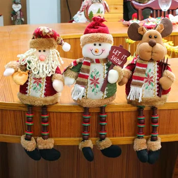 Noel Bebek Noel Baba Kardan Adam Geyik Navidad Süslemeleri Doğum Süs Mutlu Yeni Yıl Hediyeleri Noel peluş oyuncaklar Merry Christmas