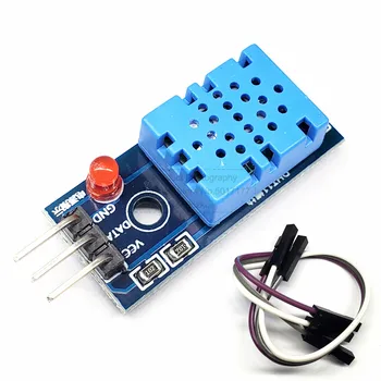LED Akıllı Elektronik Sıcaklık Sensörü ile Arduino için DHT11 Sıcaklık ve Bağıl Nem Sensörü Modülü